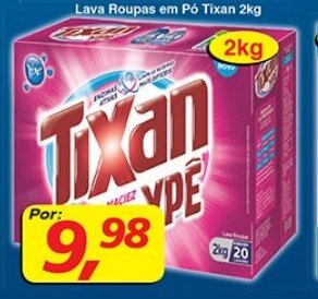 Lava Roupas em po Tixan 2kg