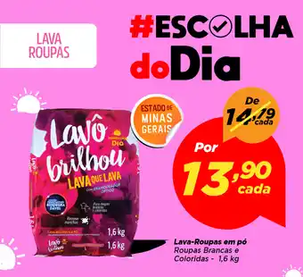 Dia Lava-roupas em po Brancas e Coloridas 1.6kg oferta