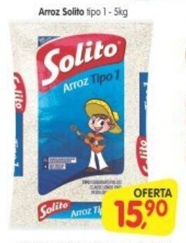 Cercadão Arroz Solito tipo 1 5kg oferta