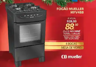 Lojas Cem Fogão mueller mfv4bb oferta