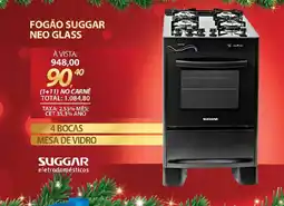 Lojas Cem Fogão suggar neo glass oferta