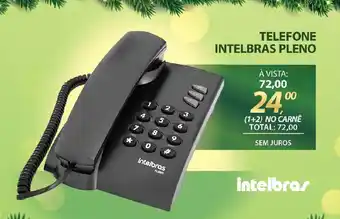 Lojas Cem Telefone intelbras pleno oferta