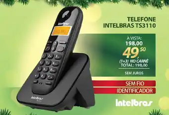 Lojas Cem Telefone intelbras ts3110 oferta