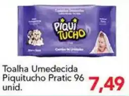 Supermercados Joanin Toalha Umedecida Piquitucho Pratic 96 unid. oferta