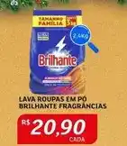 Assaí Atacadista Brilhante - lava roupas em pó fragrâncias oferta