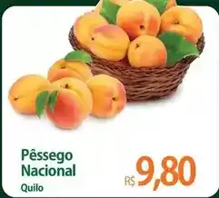 Atacadão Nacional - pêssego nacional oferta