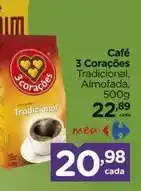 Carrefour 3 corações - café oferta