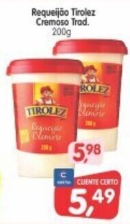 Cercadão Requeijao Tirolez Cremoso Trad. 200g oferta