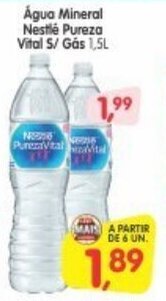 Cercadão Agua Mineral Nestle Pureza Vital s/ Gas 1.5L oferta