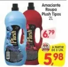 Cercadão Amaciante Roupa Plush tipos 2L oferta