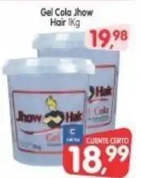 Gel Cola Jhow Hair 1kg