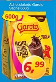 Supermercados Guanabara Achocolatado Garoto Sache 600g oferta