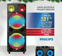 Lojas Cem Caixa acústica philips tax5509 oferta