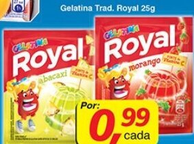 Supermercados Guanabara Gelatina Trad. Royal 25g oferta