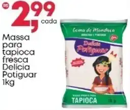 Frangolândia Massa para tapioca fresca Delícia Potiguar oferta