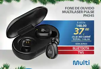 Lojas Cem Fone de ouvido multilaser pulse  PH345 oferta