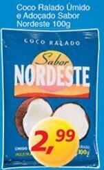 Supermercados Guanabara Coco Ralado Umido e Adocado Sabor Nordeste 100g oferta