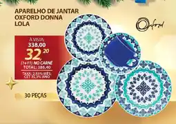 Lojas Cem Aparelho de jantar oxford donna lola oferta