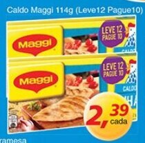 Supermercados Guanabara Caldo Maggi 114g oferta