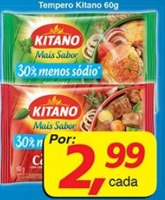 Supermercados Guanabara Tempero Kitano 60g oferta