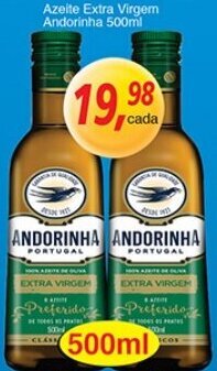 Supermercados Guanabara Azeite Extra Virgem Andorinha 500ml oferta