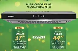 Lojas Cem Purificador de ar suggar new slim oferta
