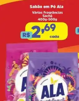 Supermercados Mateus Sabão em Pó Ala Várias Fragrâncias Sachê oferta