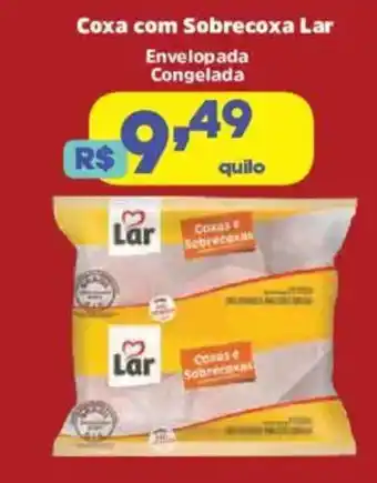 Supermercados Mateus Coxa com Sobrecoxa Lar Envelopada Congelada oferta