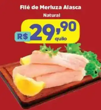 Supermercados Mateus Filé de Merluza Alasca Natural oferta