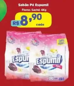 Supermercados Mateus Sabão Pó Espumil Flores Sache oferta