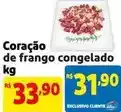 Mercado Extra De - coração de frango congelado oferta