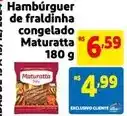 Mercado Extra Maturatta - hambúrguer de fraldinha congelado oferta