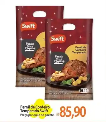 Atacadão Swift - pernil de cordeiro temperado oferta