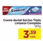 Carrefour Sorriso - creme dental tripla limpeza completa oferta