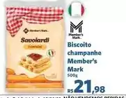 Sam's Club Member's mark - biscoito champanhe oferta