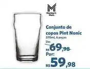 De - conjunto de copos pint nonic