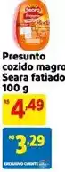 Mercado Extra Seara - presunto cozido magro oferta