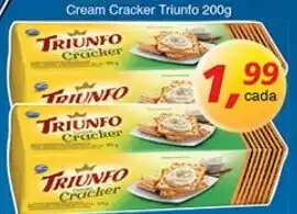 Supermercados Guanabara Crema Cracker Triunfo 200g oferta
