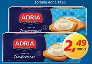 Supermercados Guanabara Torrada Adria 142g oferta