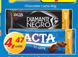 Supermercados Guanabara Chocolate Lacta 90g oferta