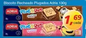 Supermercados Guanabara Biscoito Recheado Plugados Adria 130g oferta