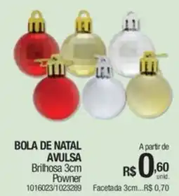 Milium Bola de natal avulsa oferta