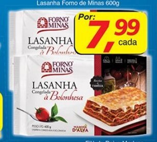 Lasanha Forno de Minas 600g