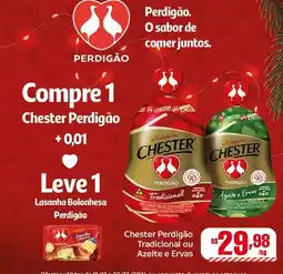 Supermercados ABC Perdigão - chester tradicional ou azeite e ervas oferta