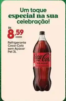 Supper Rissul Coca-cola - refrigerante sem acúcar oferta