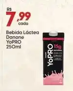 Supper Rissul Danone - bebida láctea yopro oferta