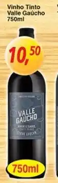 Supermercados Guanabara Vinho Tinto Valle Gaucho 750ml oferta