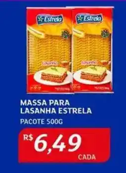 Assaí Atacadista Massa para lasanha estrela pacote oferta