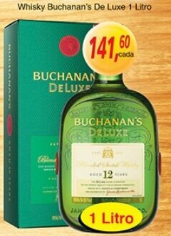 Supermercados Guanabara Whisky Buchman's De Luxe 1L oferta
