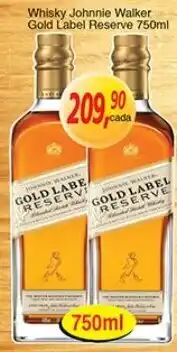 Supermercados Guanabara Whisky Johnnie Walker Gold Label Reserva 750ml oferta
